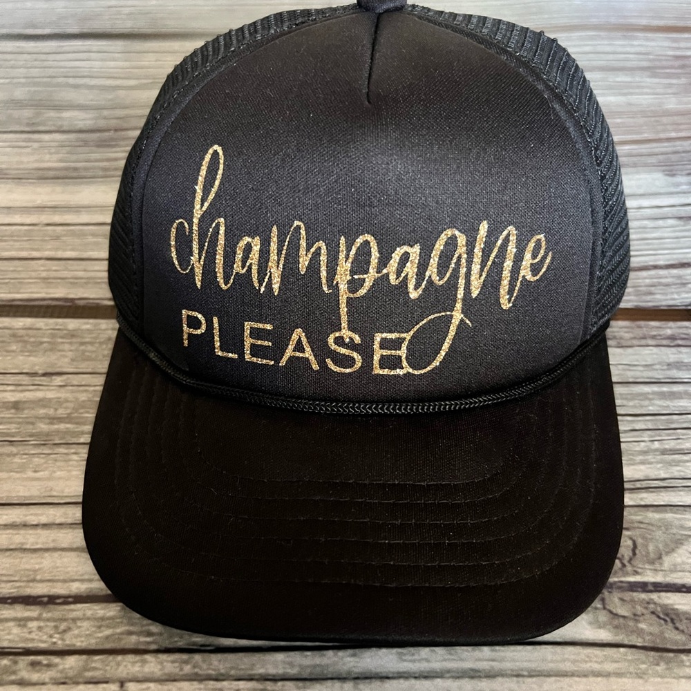 Black Trucker Hat